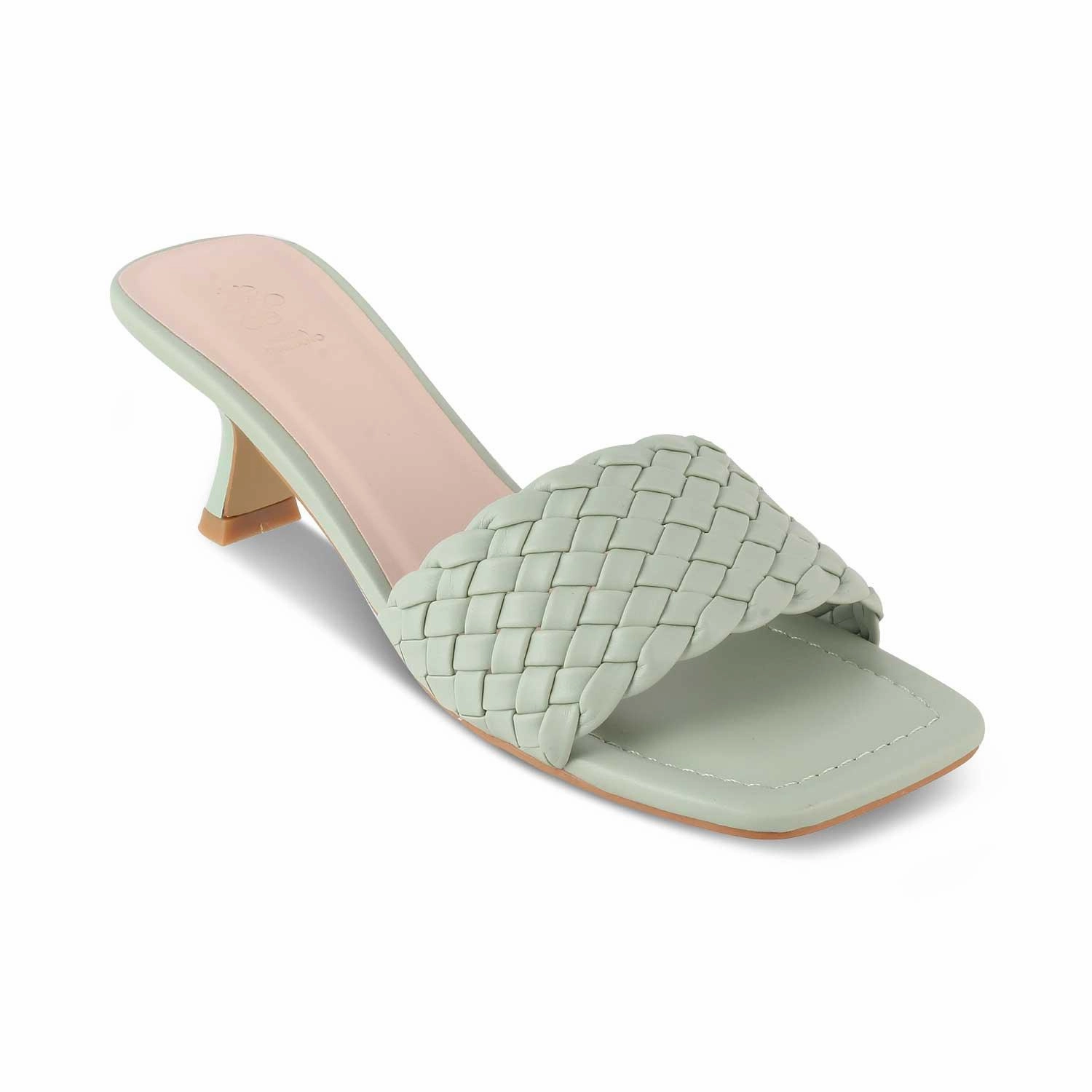 The Toscana Green Women's Dress Heel Sandals Tresmode Wedge Thong Sandals