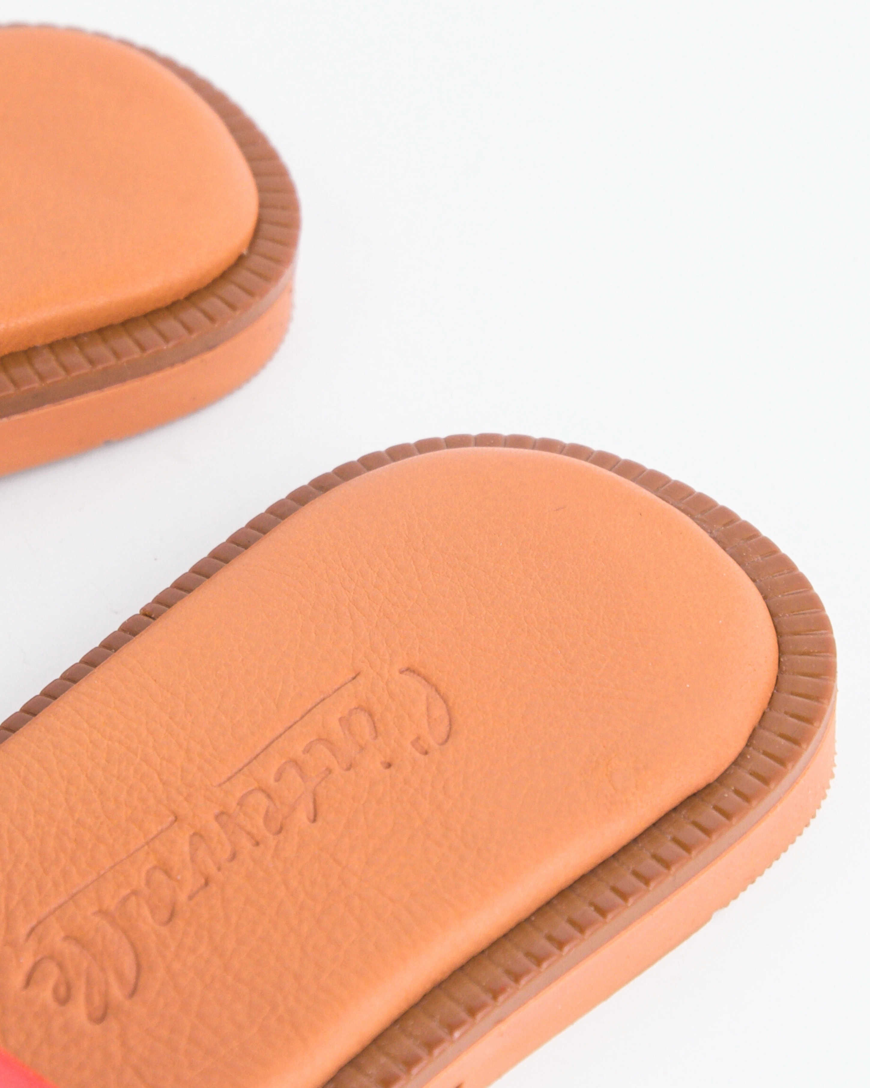 Handcrafted Sandals Valmy Red Leather