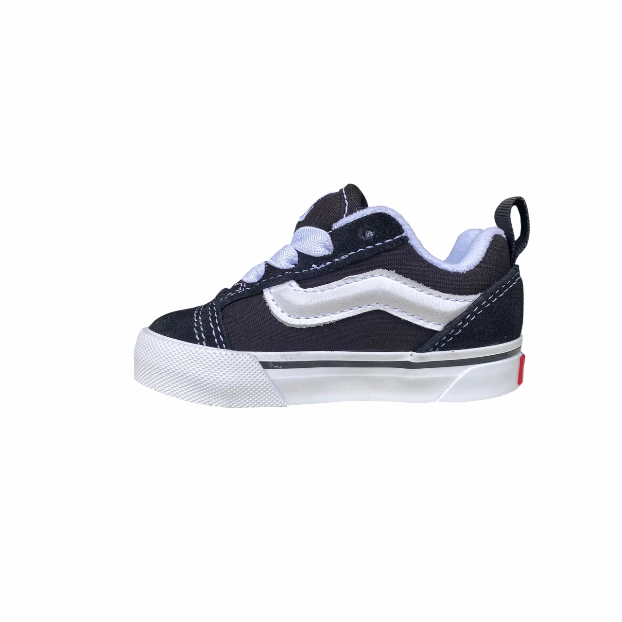 Vans Knu Skool Bambino VN000D0K6BT Nero-Bianco | Laccio Elastico