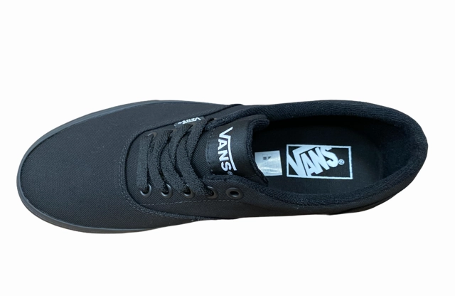 Vans scarpa sneakers da uomo in tela Doheny VN0A3MTF1861 nero Gold Sneakers