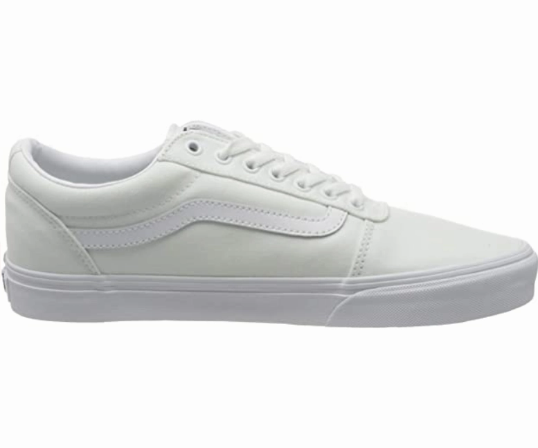 Vans sneakers unisex da adulto in canvas Ward VN0A38DM7HN1 bianco 