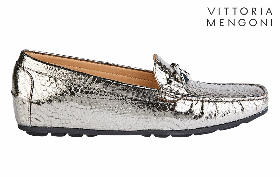 Vm Ali Pewter Joggers With Loafers