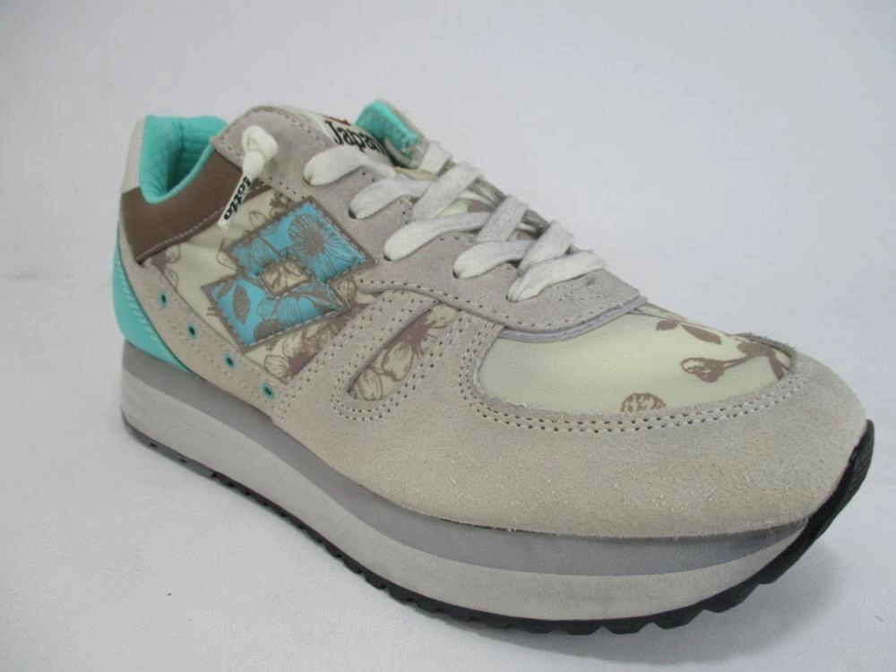 Lotto scarpa sneakers da donna Tokyo Wedge R7080 noce-menta Woden Sneakers