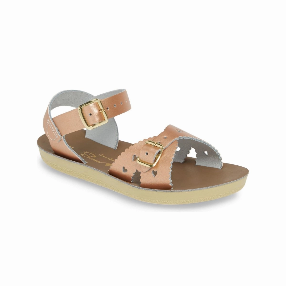 Hoy Shoe Co. Toddlers' Salt Water Sun-San Sweetheart Rose Gold Waterproof Shoes Technology