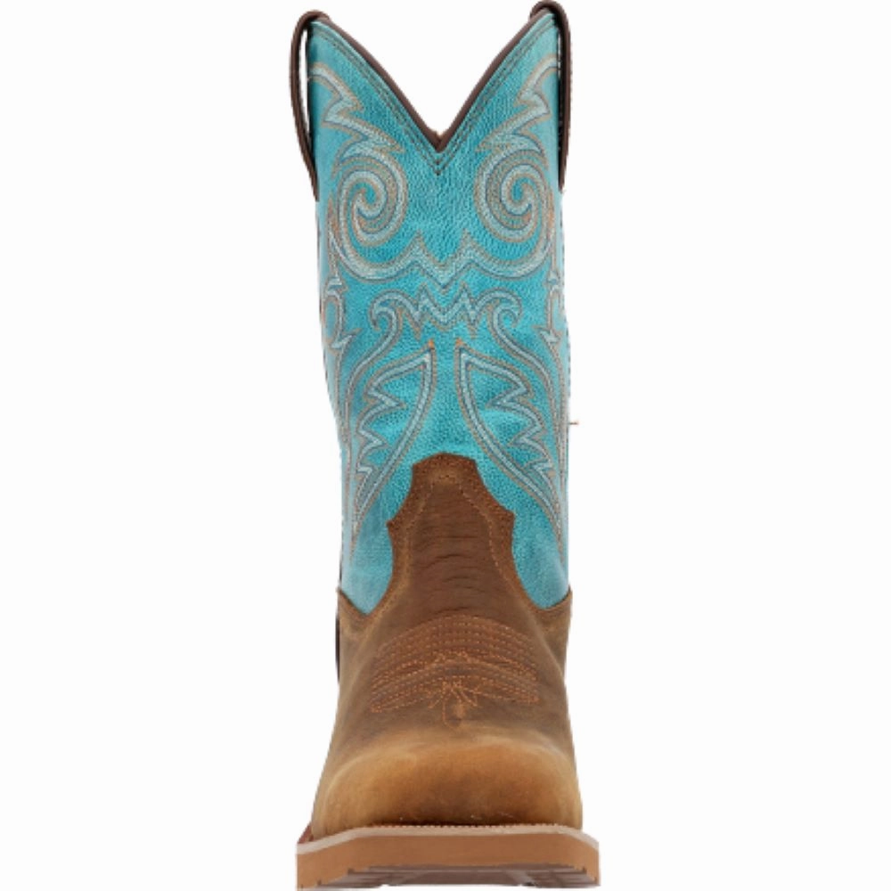 'Rocky' Women's Monocrepe WP SQ - Brown / Blue Waterproof Sailing Shoes