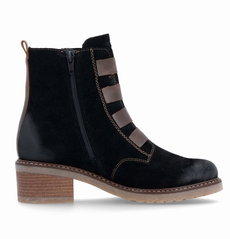 Remonte by Rieker Women's Aida 76 Tex Water-Resistant Boot - Black Polish Or Waterproof First