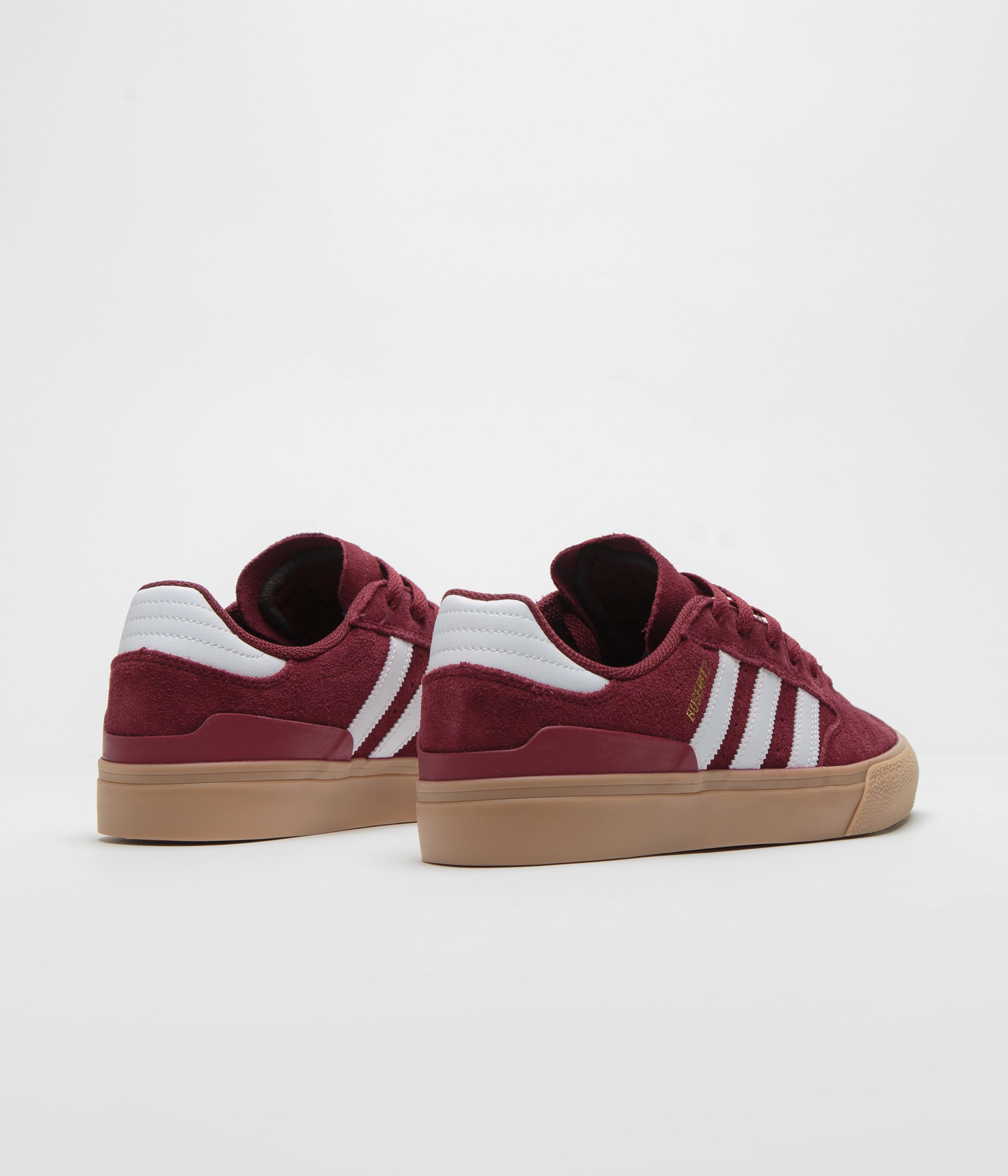 Adidas Busenitz Vulc II Shoes - Preloved Ruby / FTWR White / Gold Metallic Adidas Shoes Ozweego