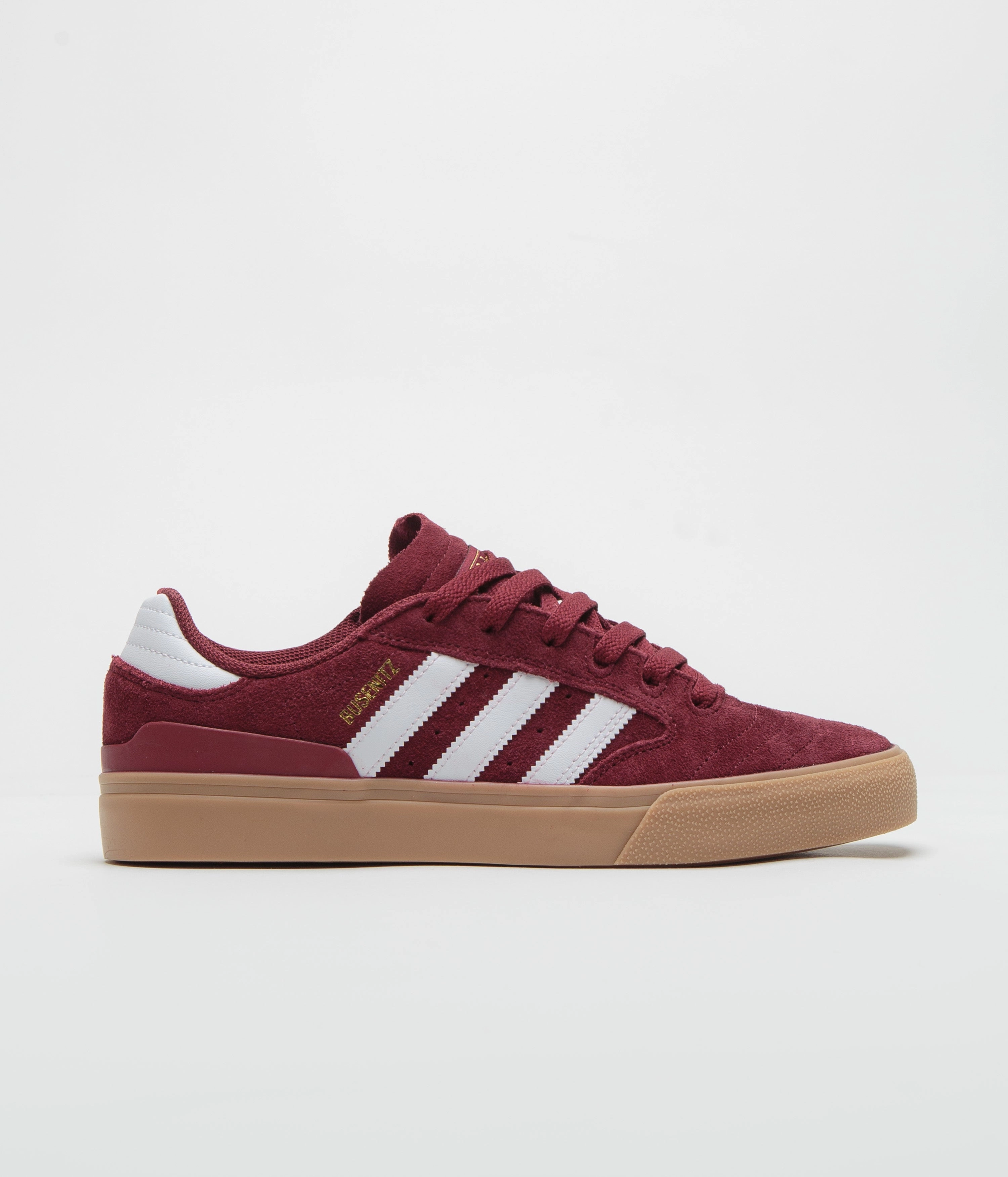 Sports Adidas Shoes Adidas Busenitz Vulc II Shoes - Preloved Ruby / FTWR White / Gold Metallic