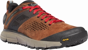 Redmond Waterproof Hiking Shoes Danner Trail 2650 Mens Brown/Red Suede 3in Trail Hiking Shoes