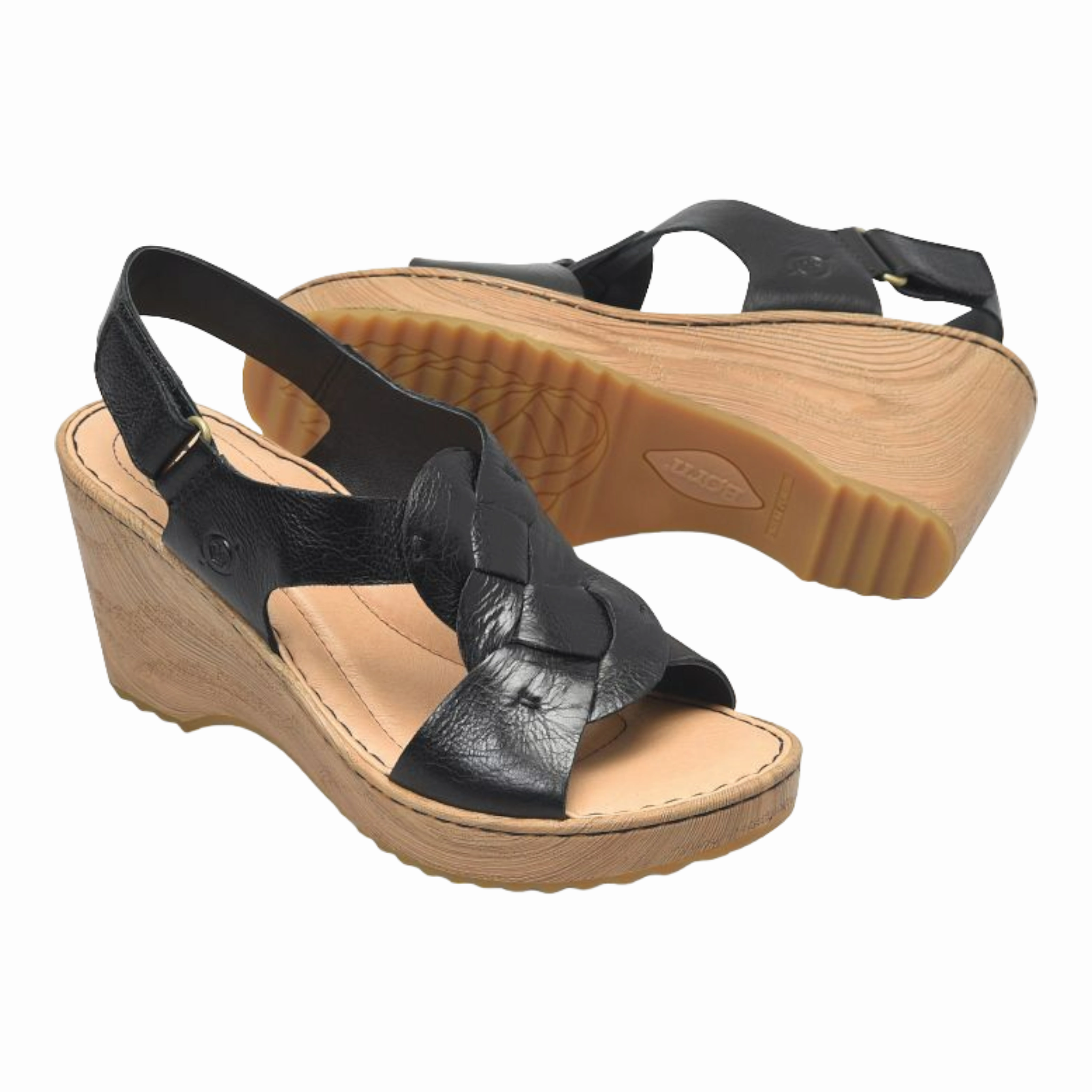Leather Platform Sandals Nina