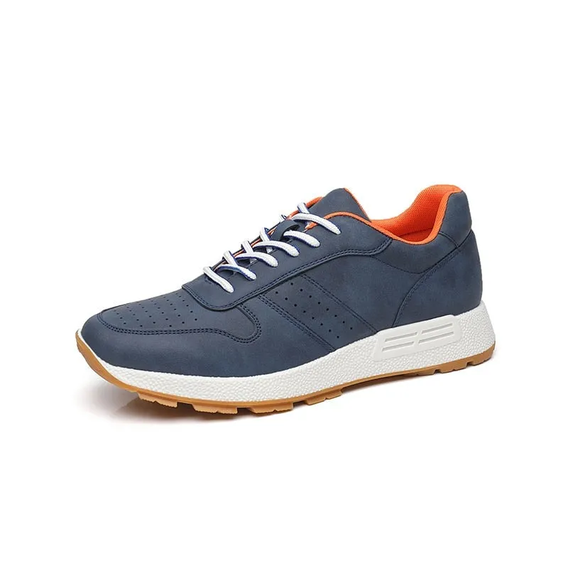 West Louis Leather Comfy Walking Jogging Sneakers