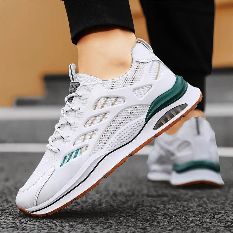 West Louis Tenis Breathable Mesh Leather Sport Sneakers