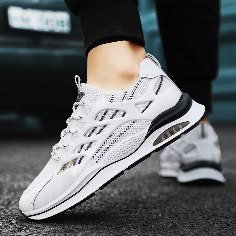 West Louis Tenis Breathable Mesh Leather Sport Sneakers