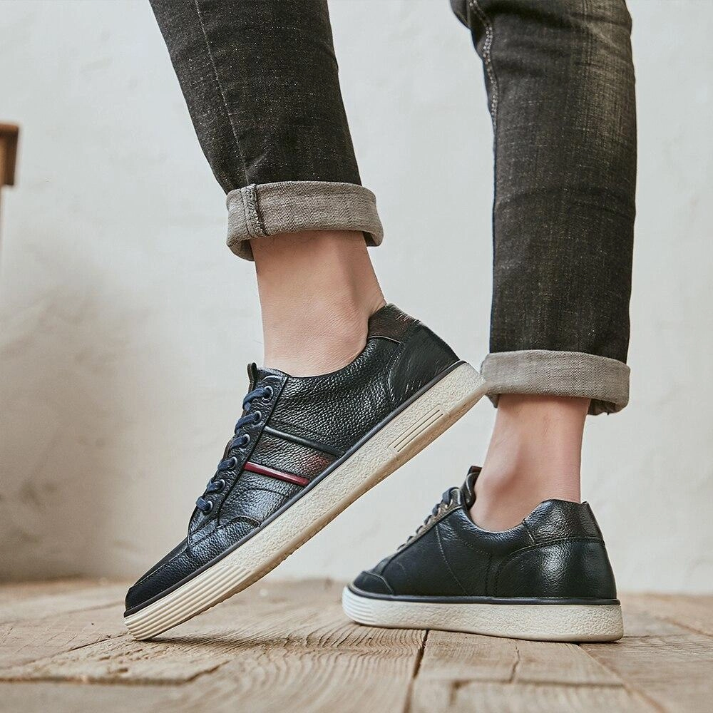 West Louis Genuine Leather Stylish Flat Shoes