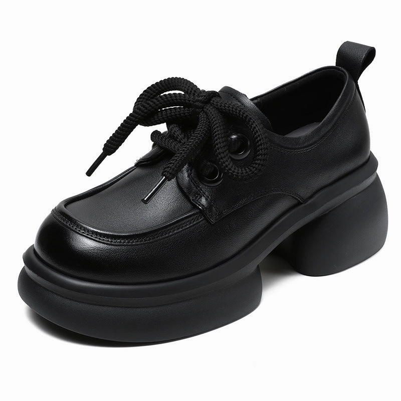 All Saints Loafers Women Minimalism Chunky Platform Lace-up Loafers