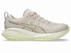 Asics Shoes For Heel Pain Women's Asics Gel-Cumulus 27 - Mineral Beige/Huddle Yellow