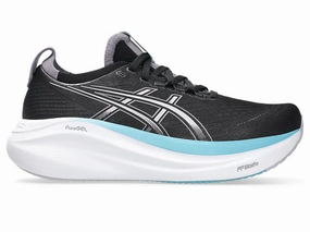 Women's ASICS Gel-Nimbus 27 - Black/Dusk Violet Volleyball Asics Shoes