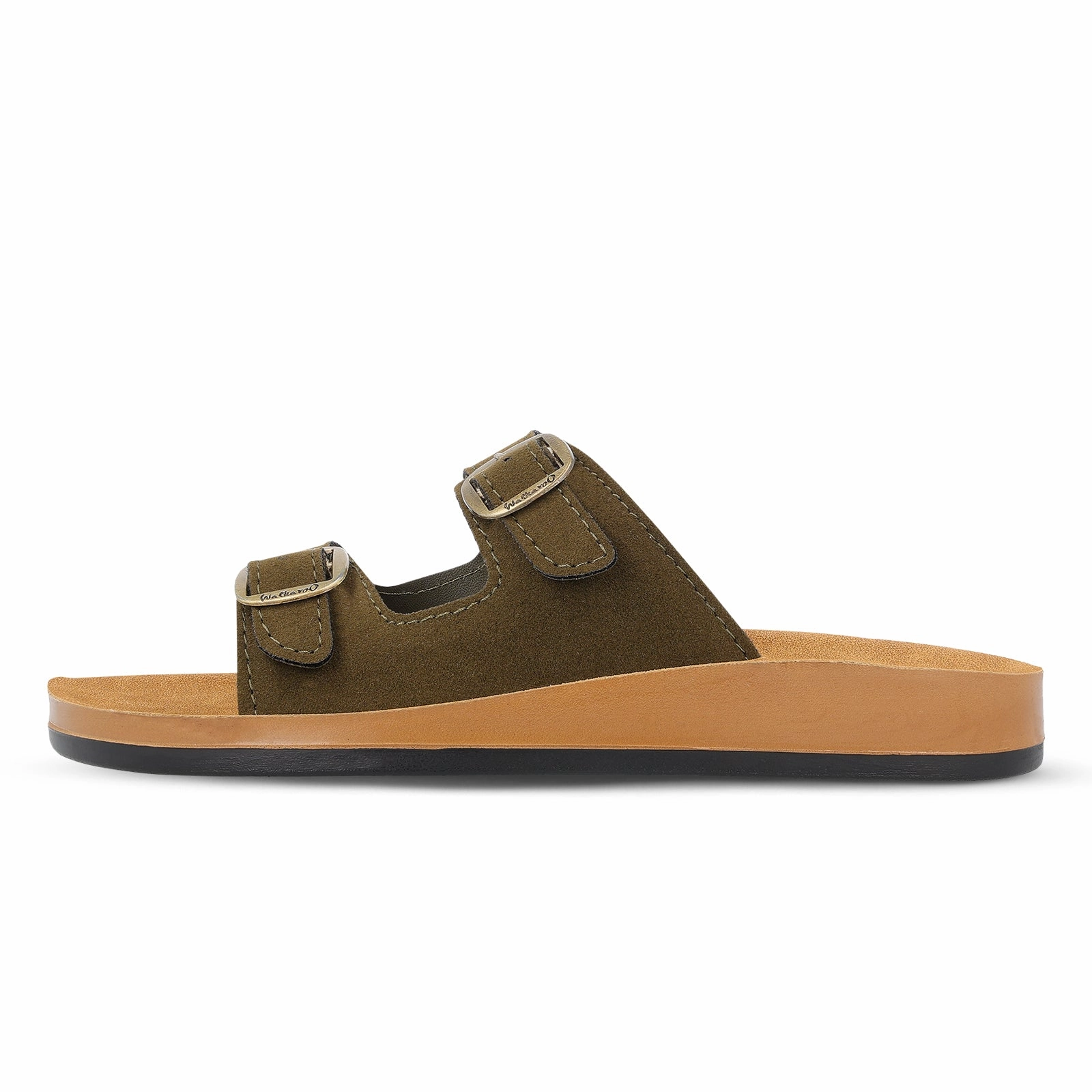 Women's Daily Wear Sandals - WE2362 Green Beige Shamma Sandals