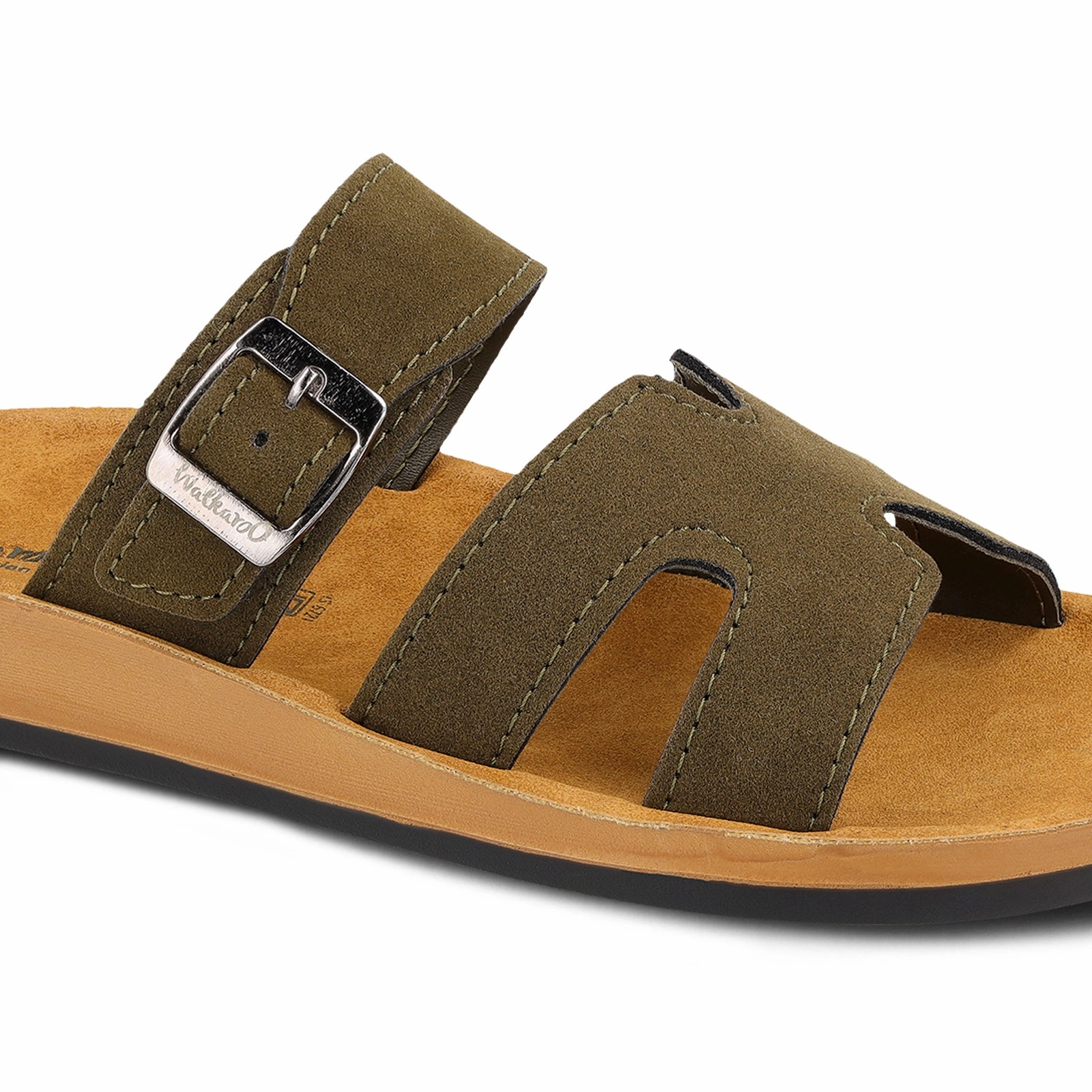 Women's Daily Wear Sandals - WLP72009 Olive Beige St Vincent And The Grenadines Sandals