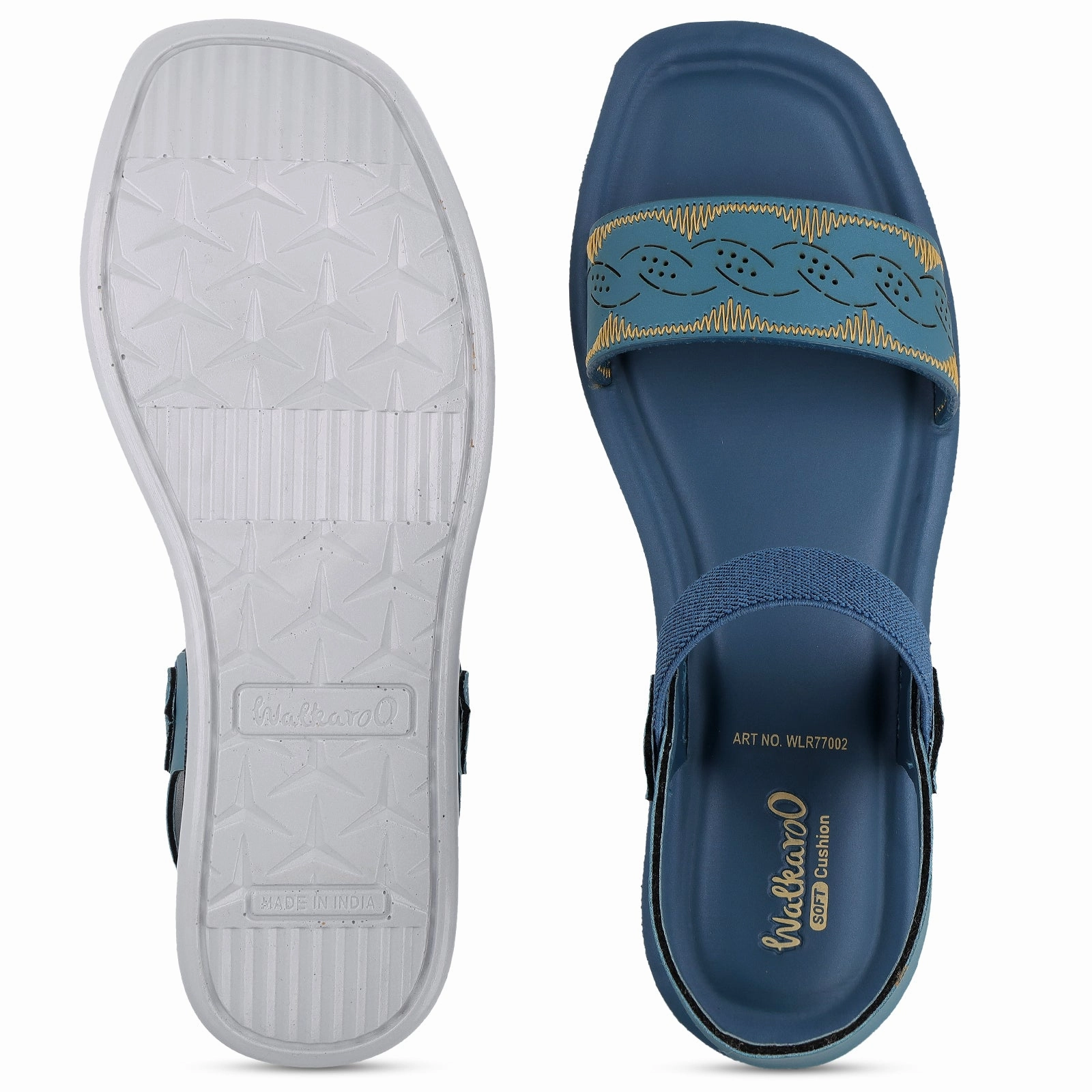 Sandals Saint Vincent And The Grenadines Women's Daily Wear Sandals  - WLR77002 Peacock Blue