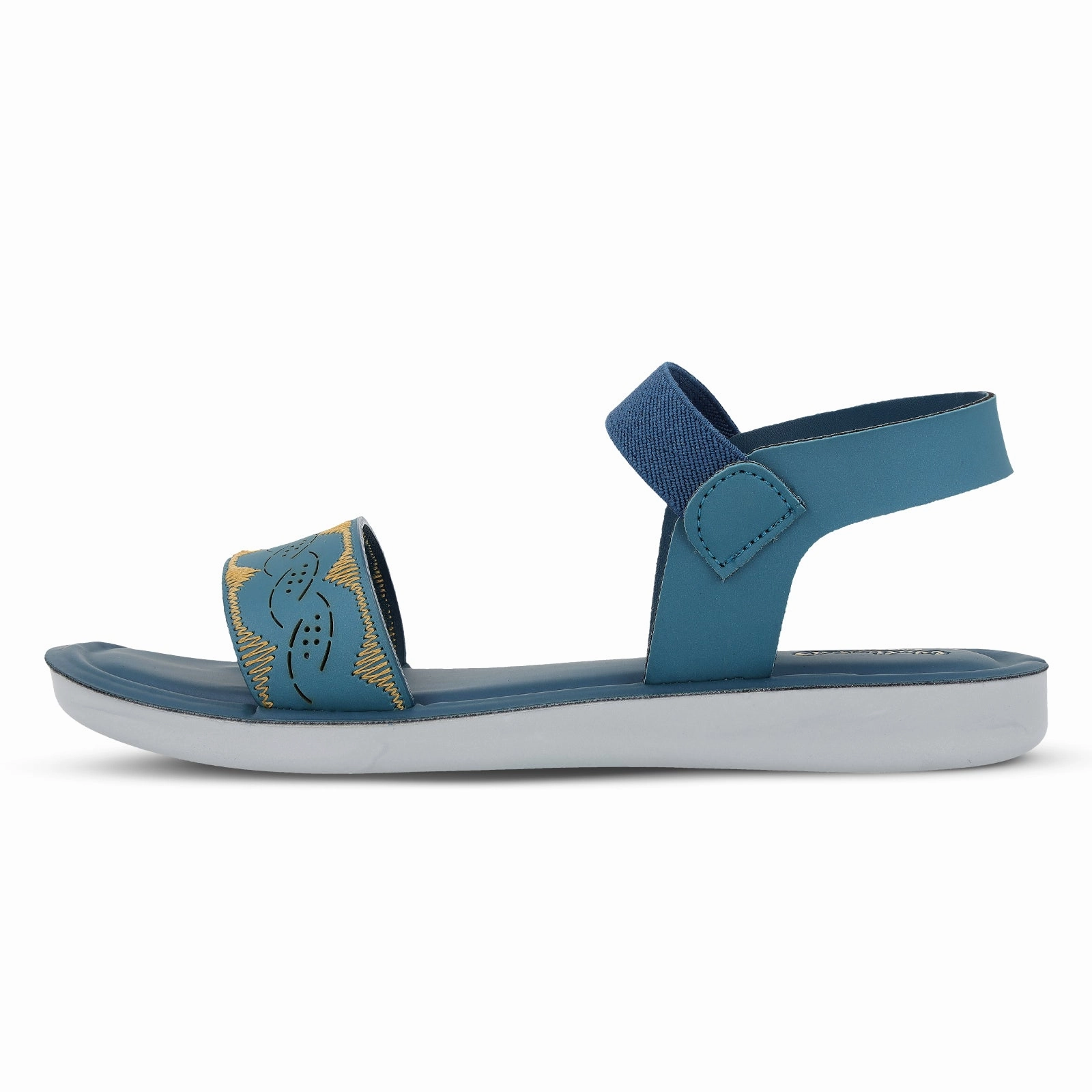Naked Feet Sandals Women's Daily Wear Sandals  - WLR77002 Peacock Blue