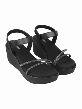 Women's Glitter Strap Wedge Sandals (1489) Elephant In Sandals Italian Brainrot