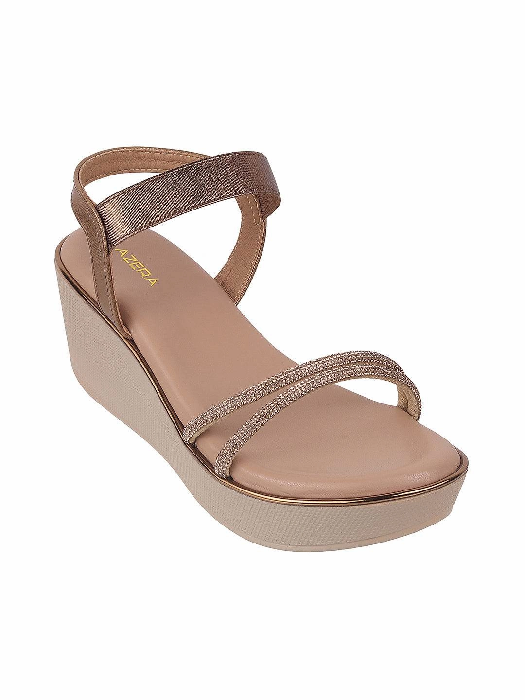 Sandals Halcyon Beach Resort Reviews Women's Glitter Strap Wedge Sandals (1489)