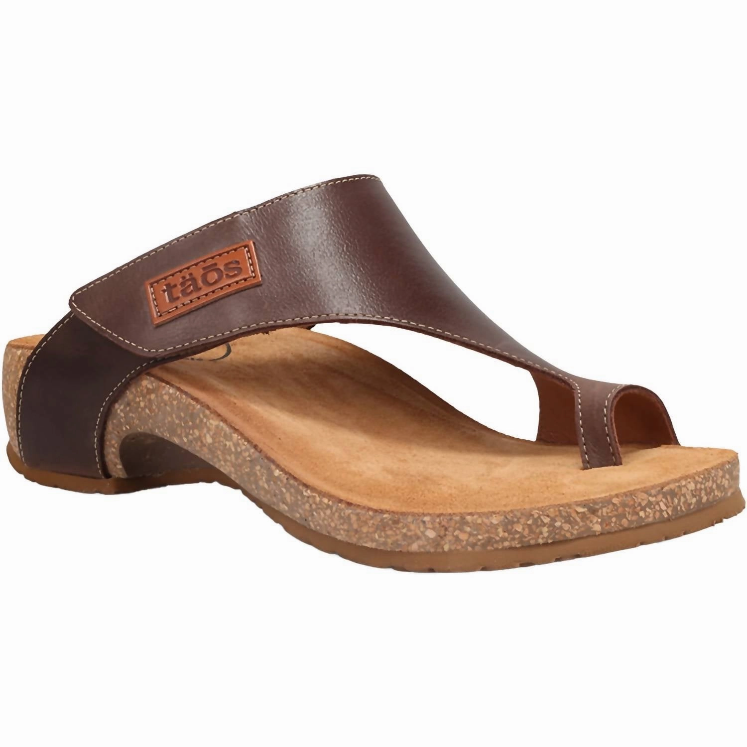 Women's Hook And Loop Sandal In Mocha Sandals Support