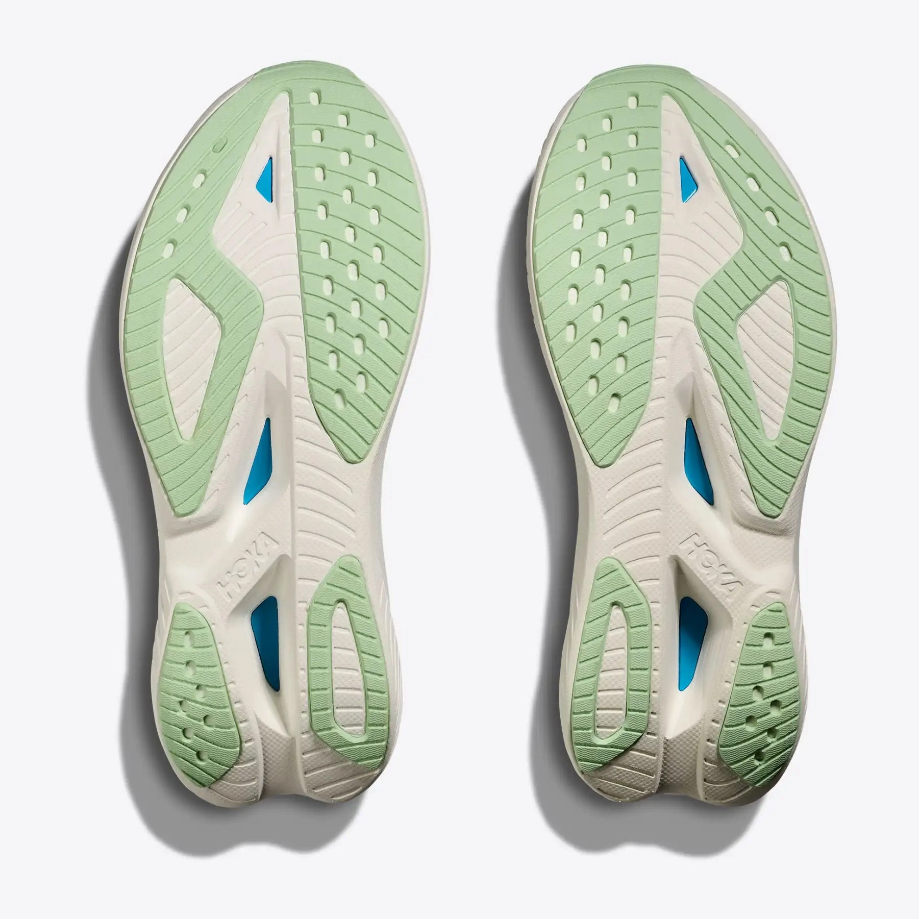 Oatmeal Shoes Women's Mach X 2 Running Shoes Snow Melt / Blue Spark