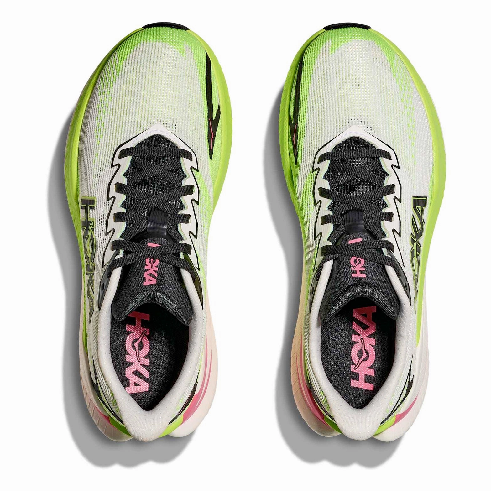 Women's Mach X 3 Running Shoes White / Neon Lime Shoes Sarasota