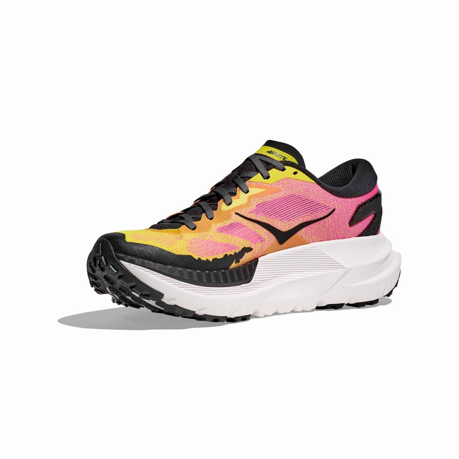 Women's Mafate X Trail Running Shoes Neon Hoka Citrus / Neon Rose Information
