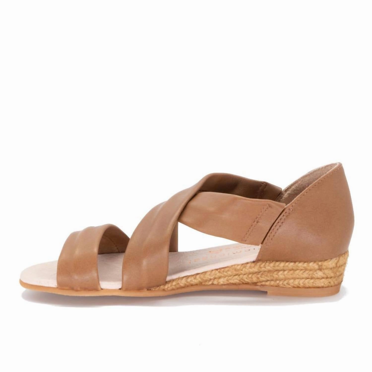Women's Nettie Flat Sandals In Tan Libby Sandals