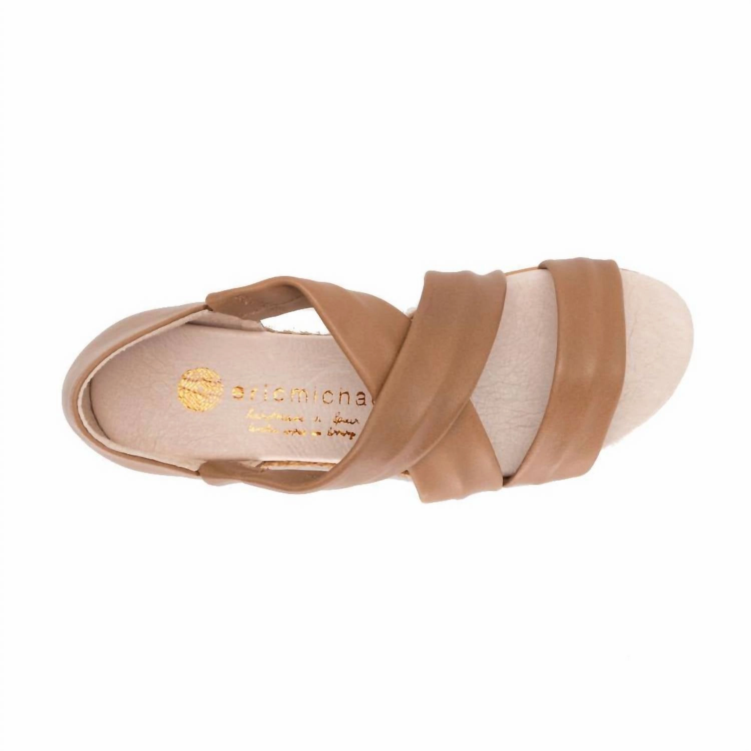 Walking Sandals Arch Support Women's Nettie Flat Sandals In Tan