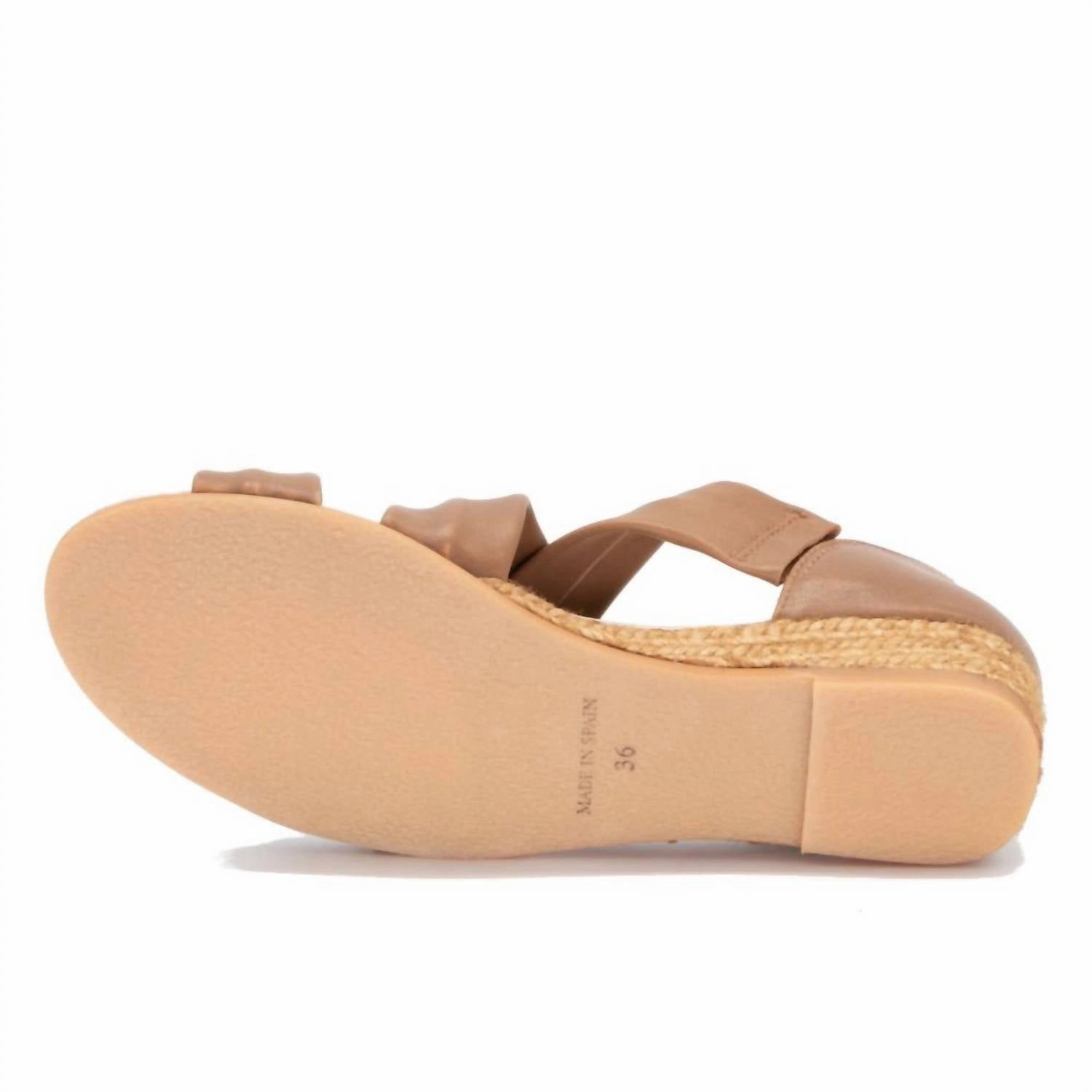Women's Nettie Flat Sandals In Tan Kyoto Sandals