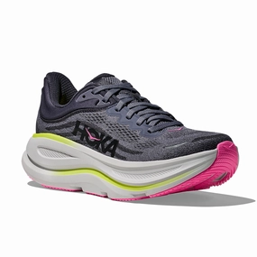 Womens Hoka Bondi 9 in Charcoal Grey/ Grey Skies Types Explained