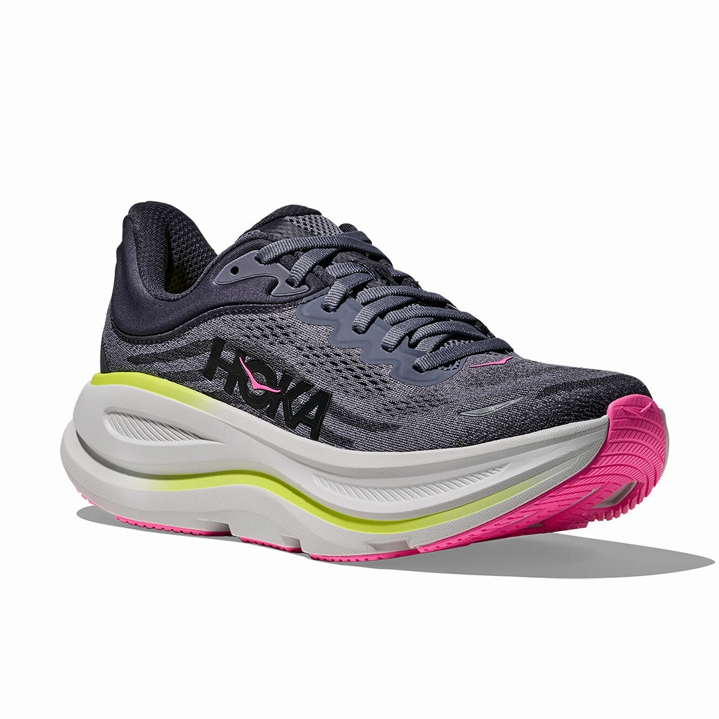 Best Shoes Womens Hoka Bondi 9 in Charcoal Grey/ Grey Skies
