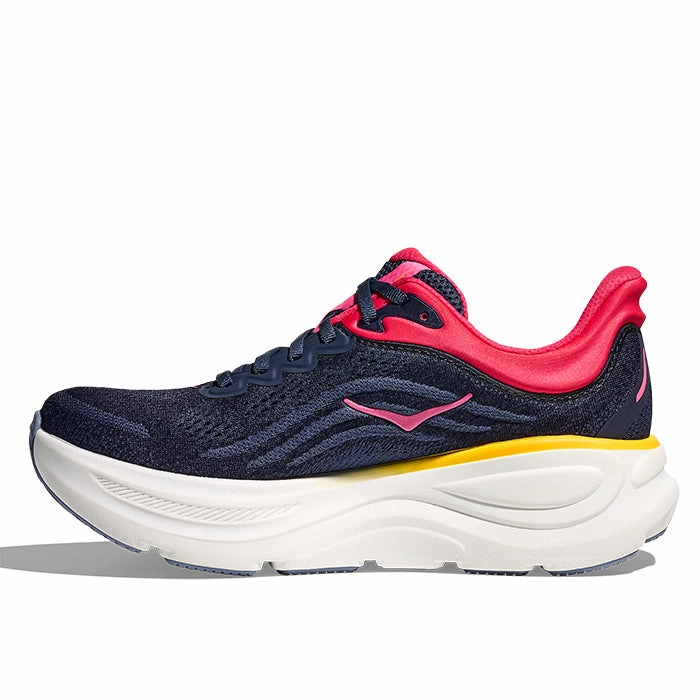 Womens Hoka Bondi 9 in Varsity Navy/Nautical Dusk Wide