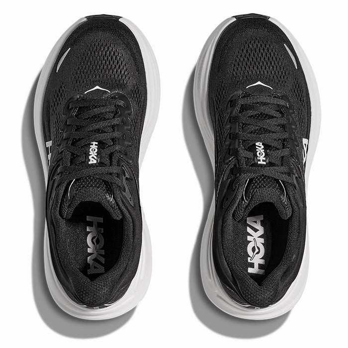 Generic Womens Hoka Bondi 9 Wide in Black/White