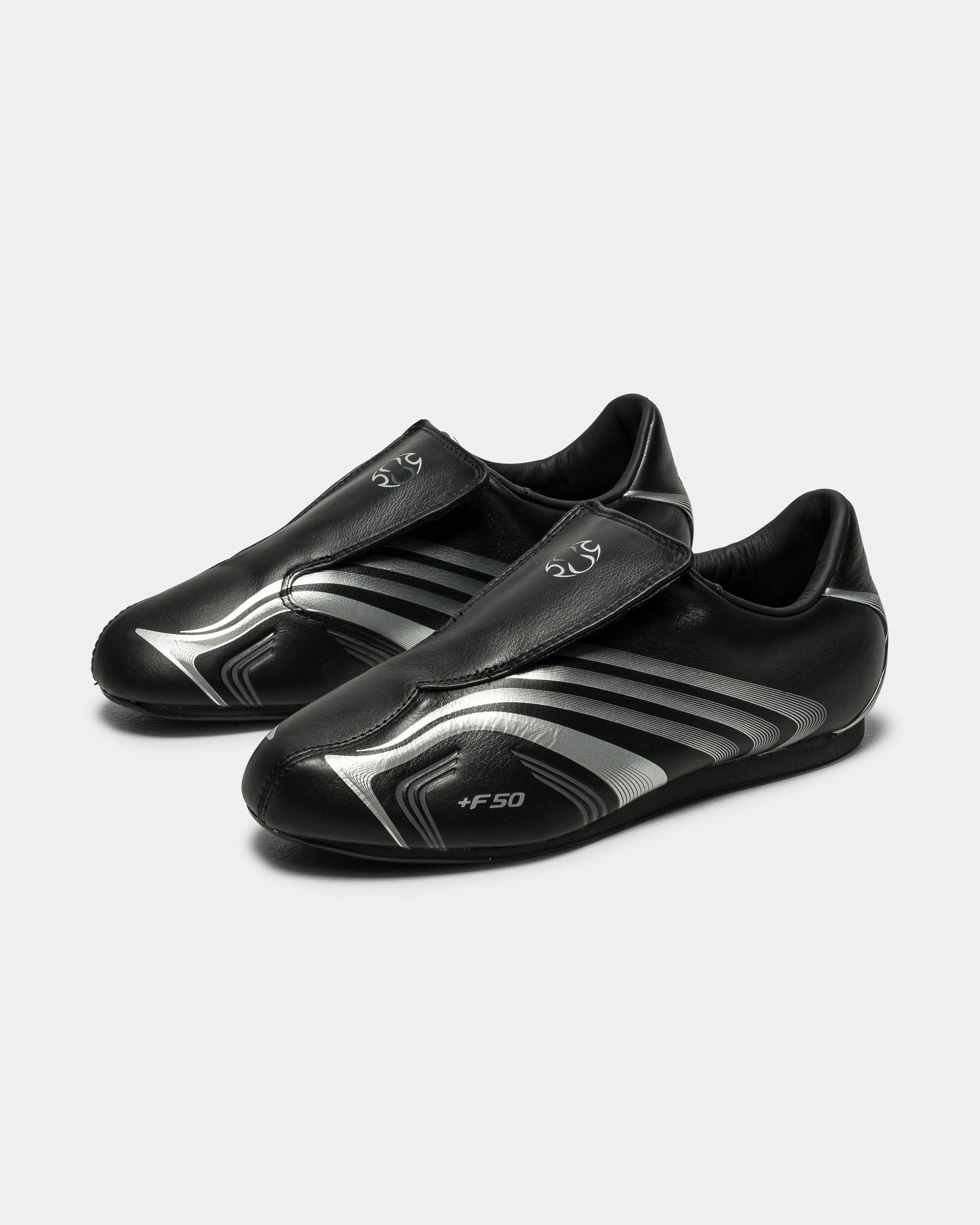 Womens Taekwondo F50 - Core Black/Silver Metallic-Grey Six Mad About Soccer Cleats
