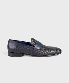Loafers Suede Penny Woven Loafers