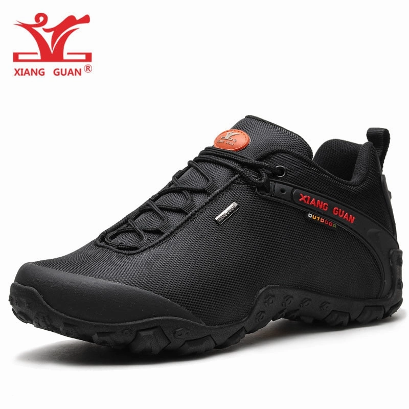 Soaking Climbing Shoes XIANG GUAN Men Hiking Shoes Women Trekking Boots Black Green Breathable Sport Climbing Mountain Camping Outdoor Walking Sneakers