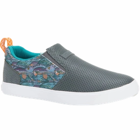 XTRATUF Ladies Fishewear Groovy Grayling Sharkbyte Gray Shoes XSW7GG Redwood Falls Lace-up Waterproof Shoe