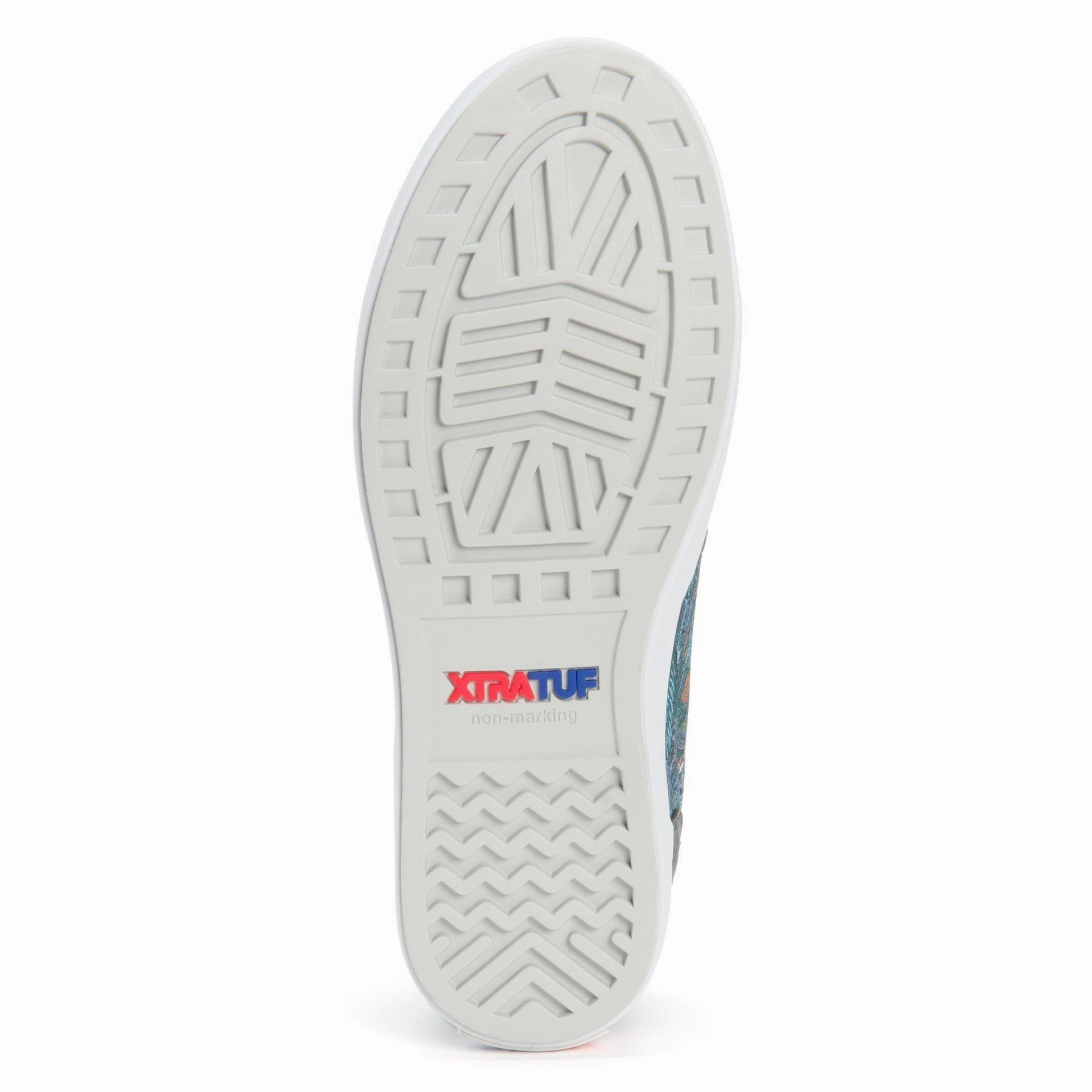 XTRATUF Ladies Fishewear Groovy Grayling Sharkbyte Gray Shoes XSW7GG Nxis Evo Waterproof