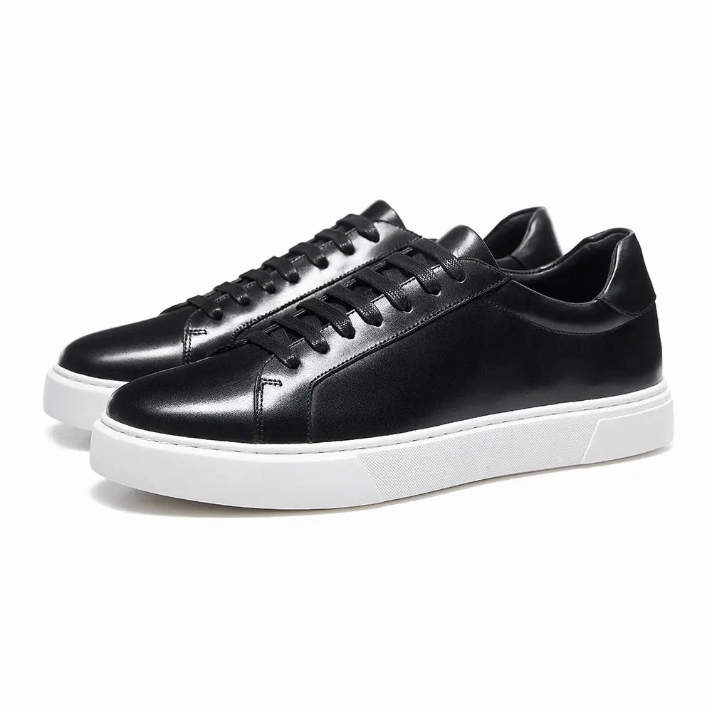 Leopard Slip On Sneakers Lace-Up Dress Sneakers