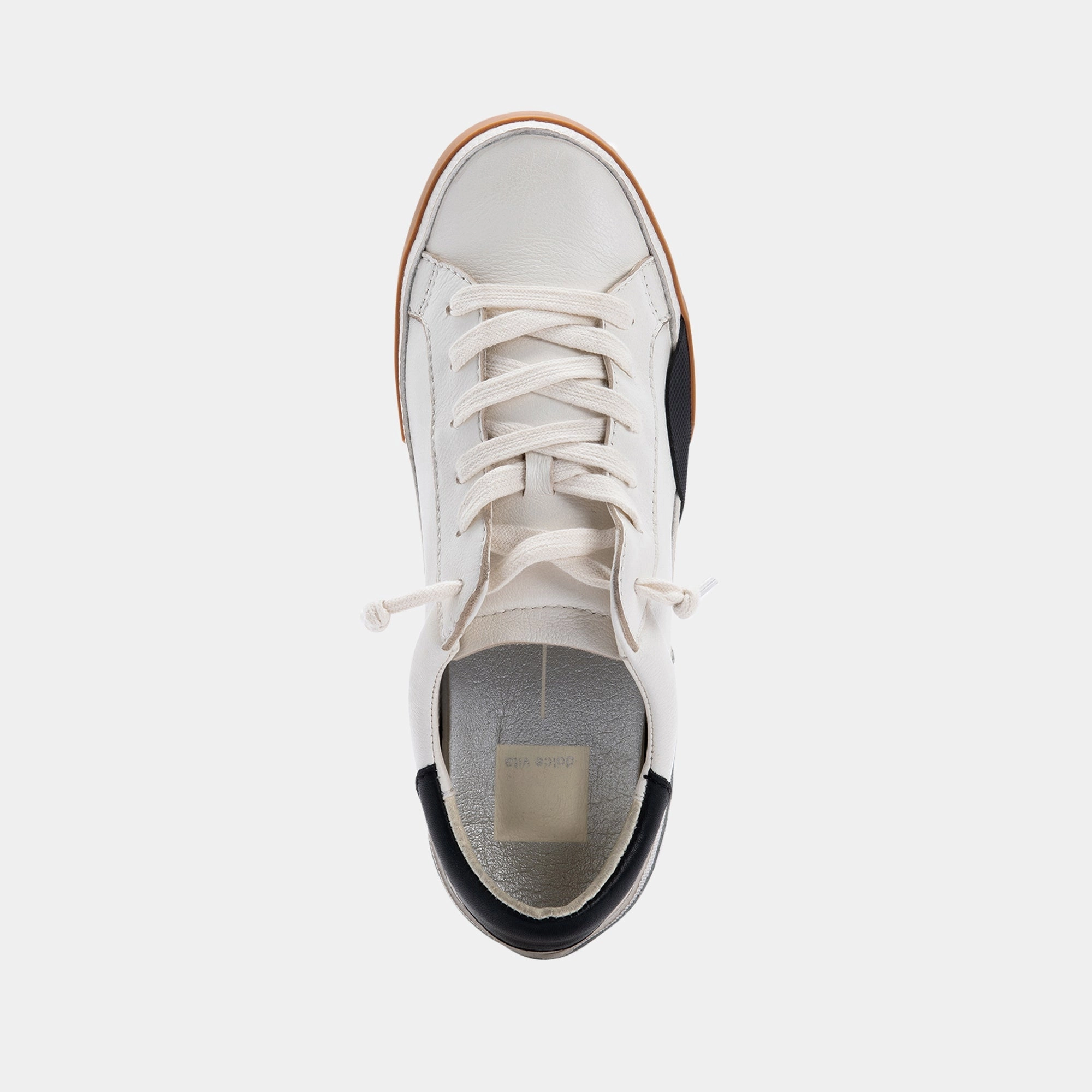 ZINA SNEAKERS WHITE BLACK LEATHER - re:vita Balenciaga Runners Sneakers