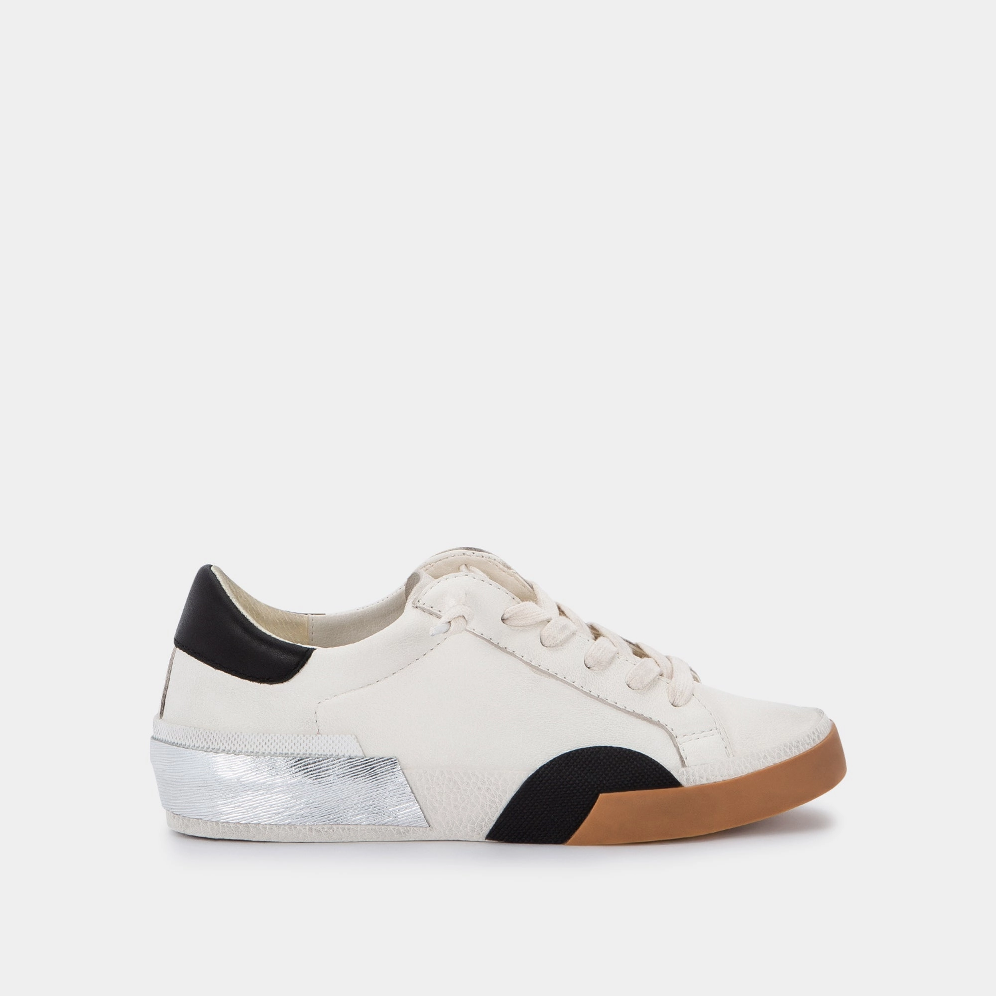 ZINA SNEAKERS WHITE BLACK LEATHER - re:vita Sneakers For Teachers